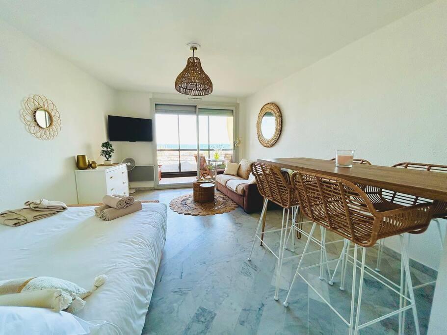 Studio Chic & Cosy Vue Mer, Clim, Parking La Grande-Motte Eksteriør billede